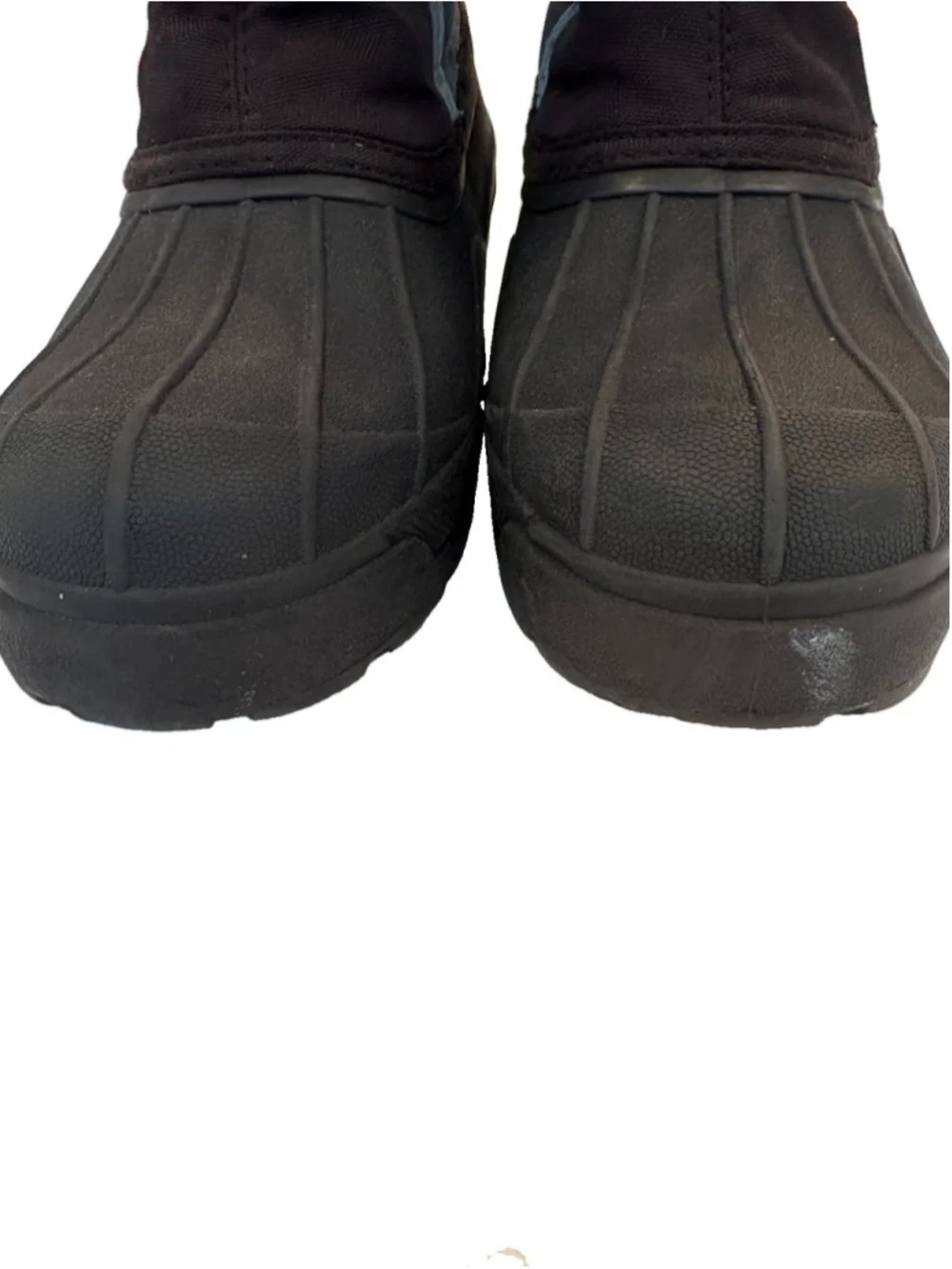 L.L. Bean Kids Winter Boots Size 6 Felt Lined Insulated Snow Boots Black Gray